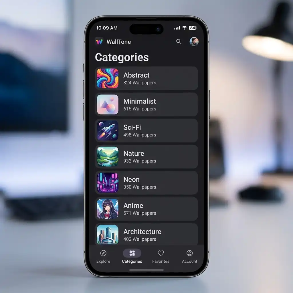 WallTone App Screenshot